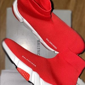 All red balenciagas